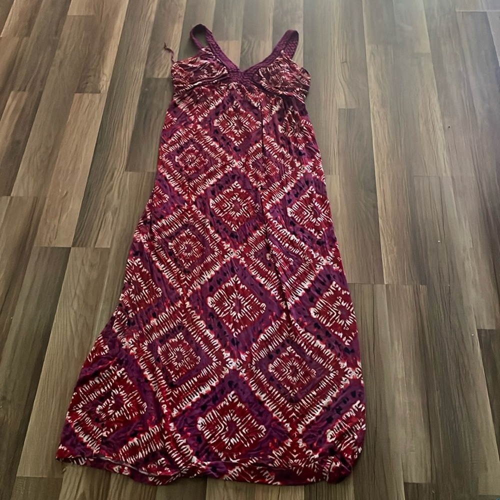 Design History crochet strap maxi dress